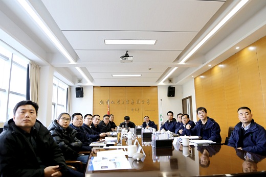 庐江县领导率队来集团公司考察交流