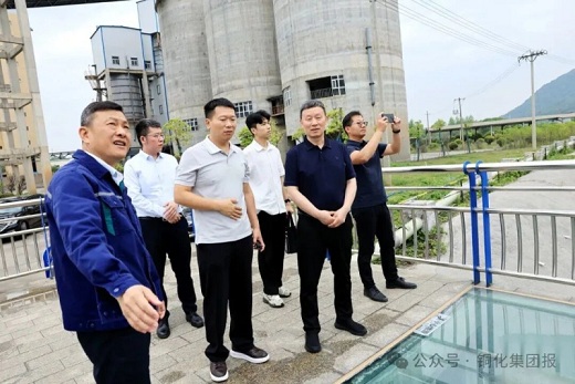 三家企业领导到新桥矿业共探生态修复与选矿技术