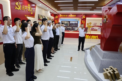 两党支部携手开展主题党建共建活动庆“七一